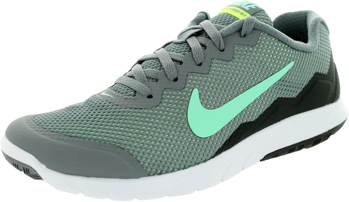 Nike Men's Flex Experience RN (Cl Gry/Grn Glw/Anthrct/Ghst Gr) Running Shoe, 9 B(M) US