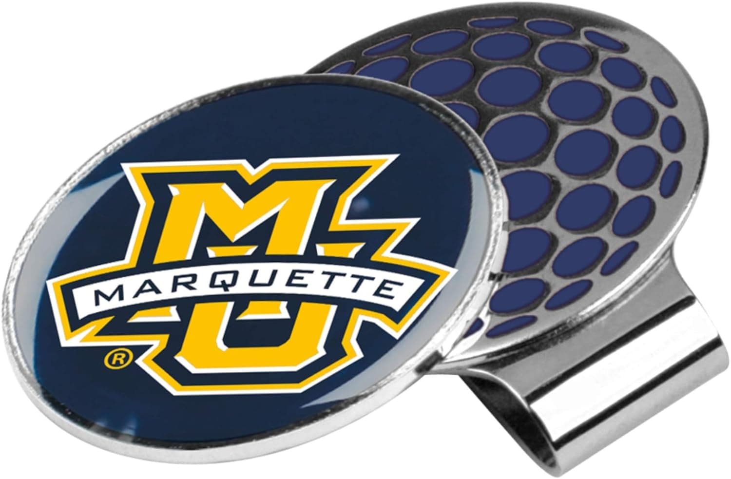 LinksWalker NCAA Marquette Golden Eagles Golf Hat Clip with Ball Marker