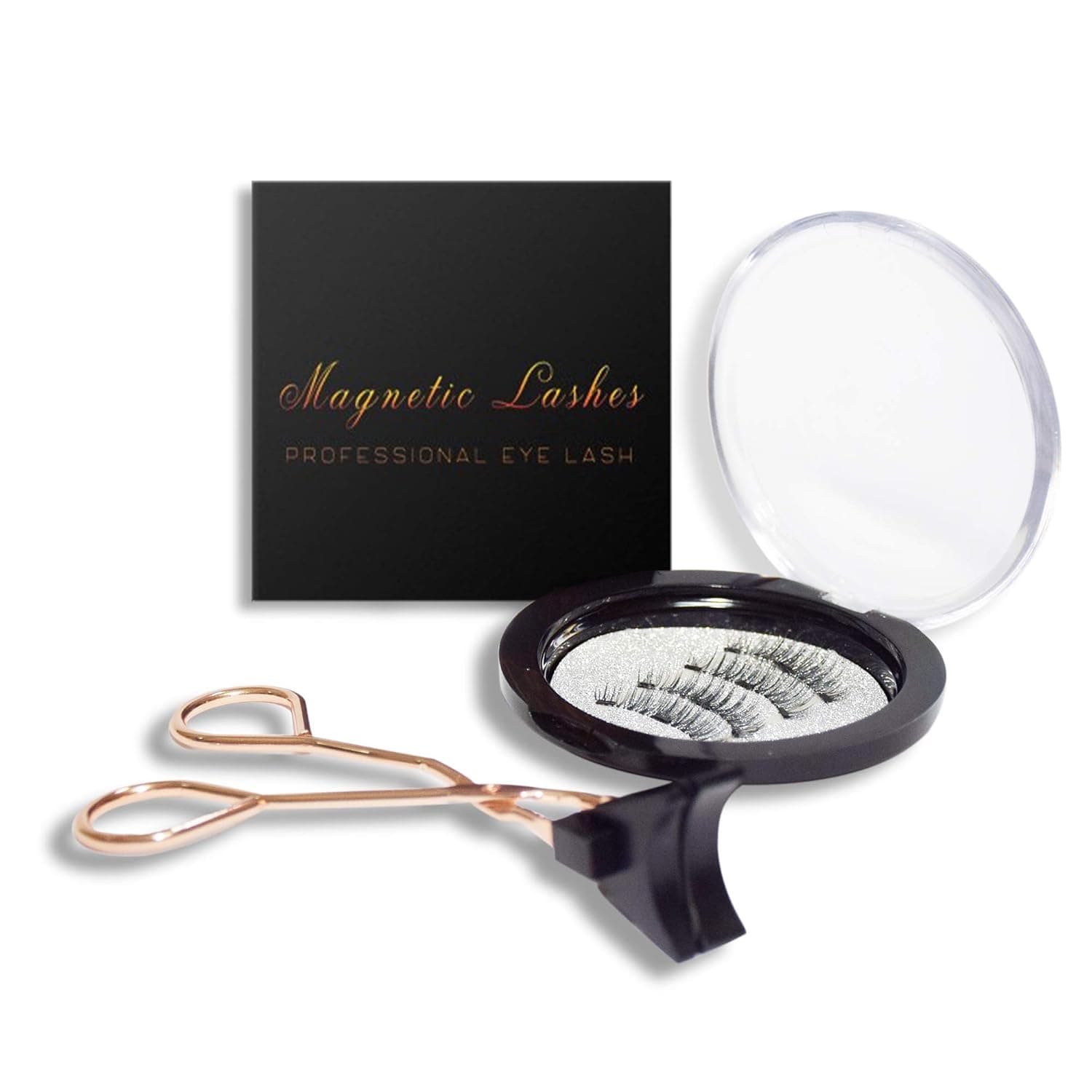 DAGEDA Magnetic Lashes Clip Eyelashes Set, No Glue Need, Premium Magnetic Lash Applicator Tool Magnetic Lashes Clip with 3D Reusable Magnetic Falses Eyelashes