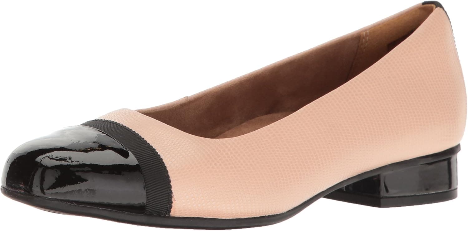 Clarks Women's Keesha Rosa Dress Pump, Dusty Pink Leather, 10 M US