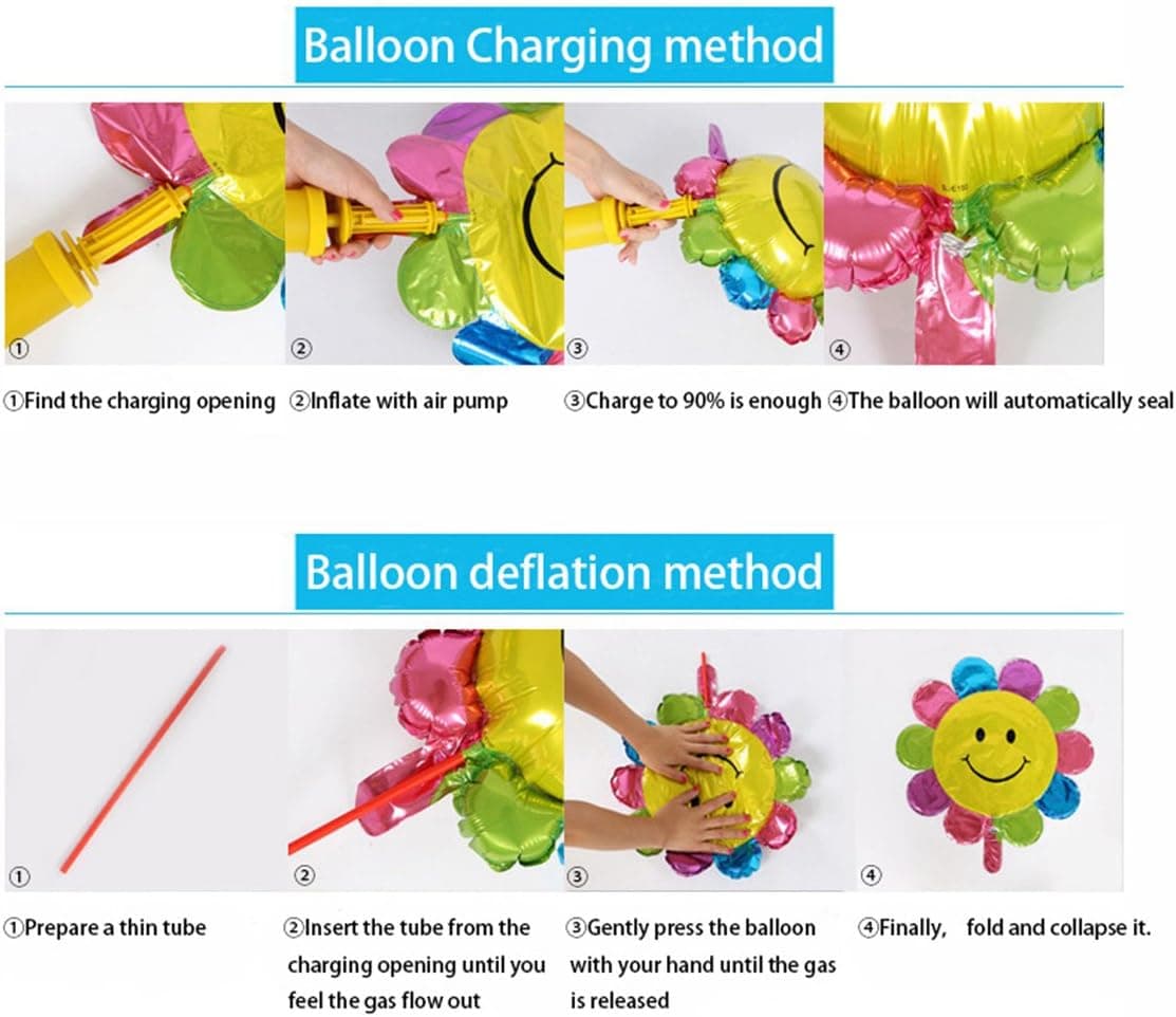 40 Inch Digit Helium Foil Birthday Party Balloons (Number 6, Rainbow)