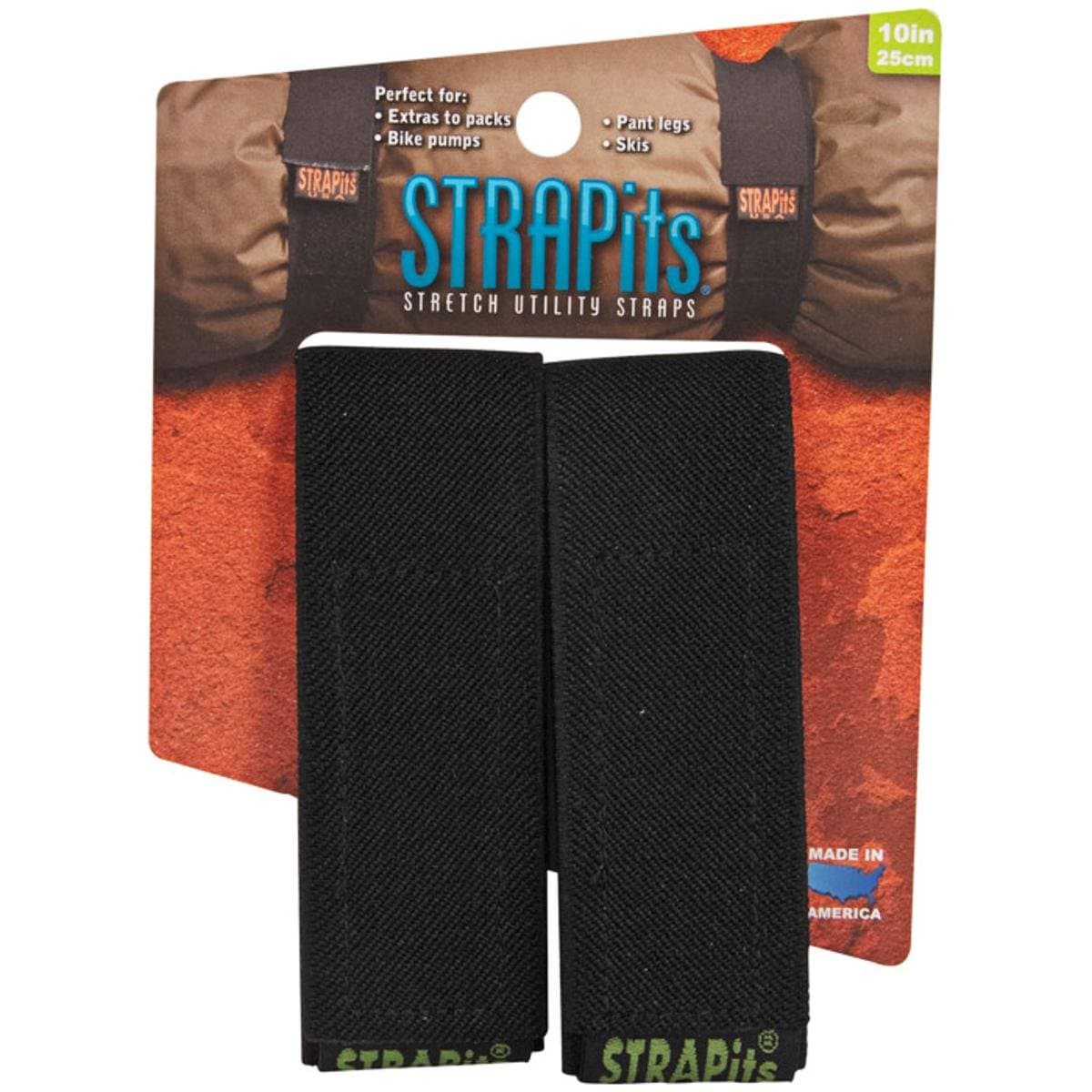 Origl Strapits 10" Velcro 2 Pk