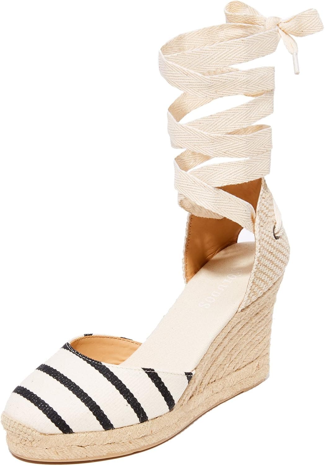 Soludos Women's Striped Tall (90mm) Wedge Sandal