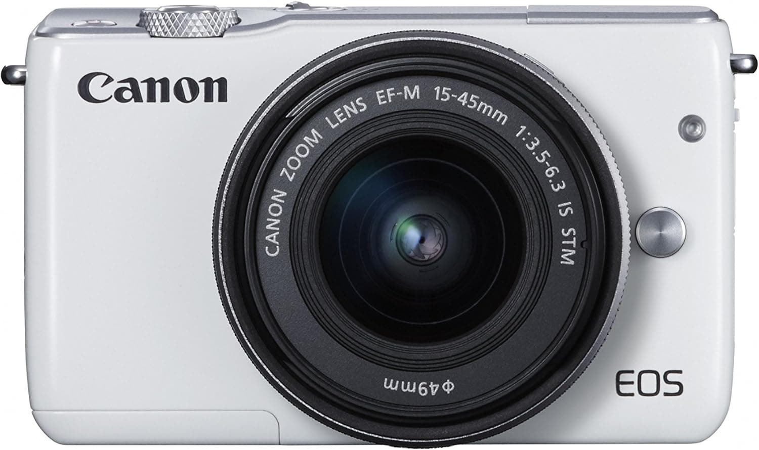 Canon EOS M10 Mirrorless Camera Kit with EF-M 15-45mm Image Stabilization STM Lens Kit (White)