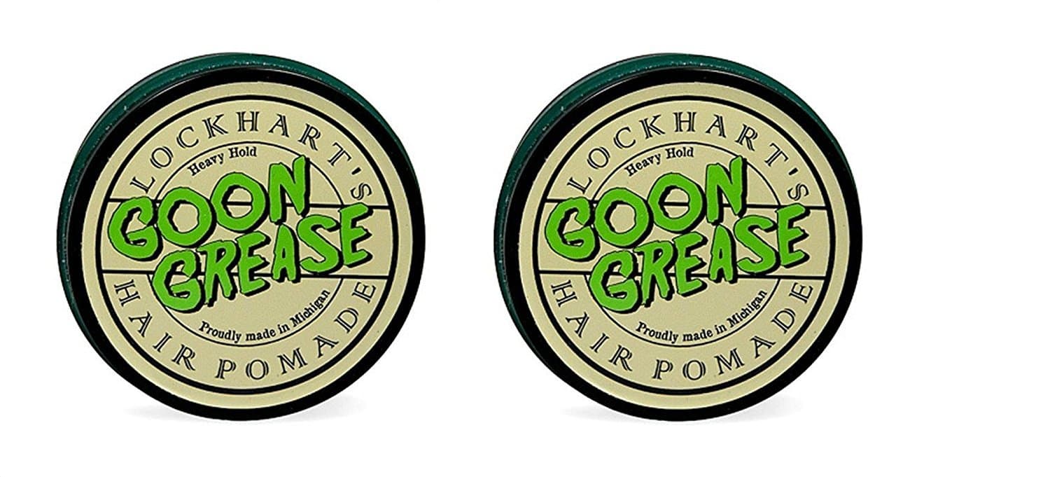 Lockhart's Hair Pomade Goon Grease Heavy Hold 4 ounces (2 pack)