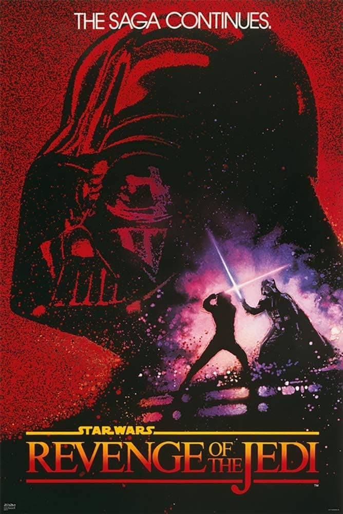 POSTER STOP ONLINE Star Wars Episode VI - Revenge of The Jedi - Movie Poster (Original Teaser/Advance Design Artwork) (Size 24" x 36")