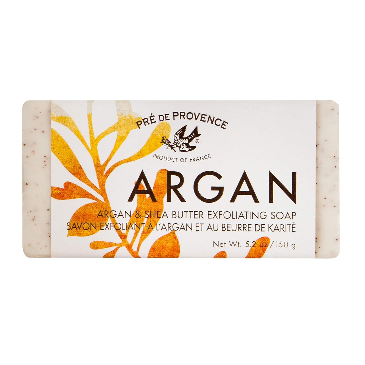 Pre de Provence Argan and Shea Butter Exfoliating Soap, 1 Count(Pack of 1)