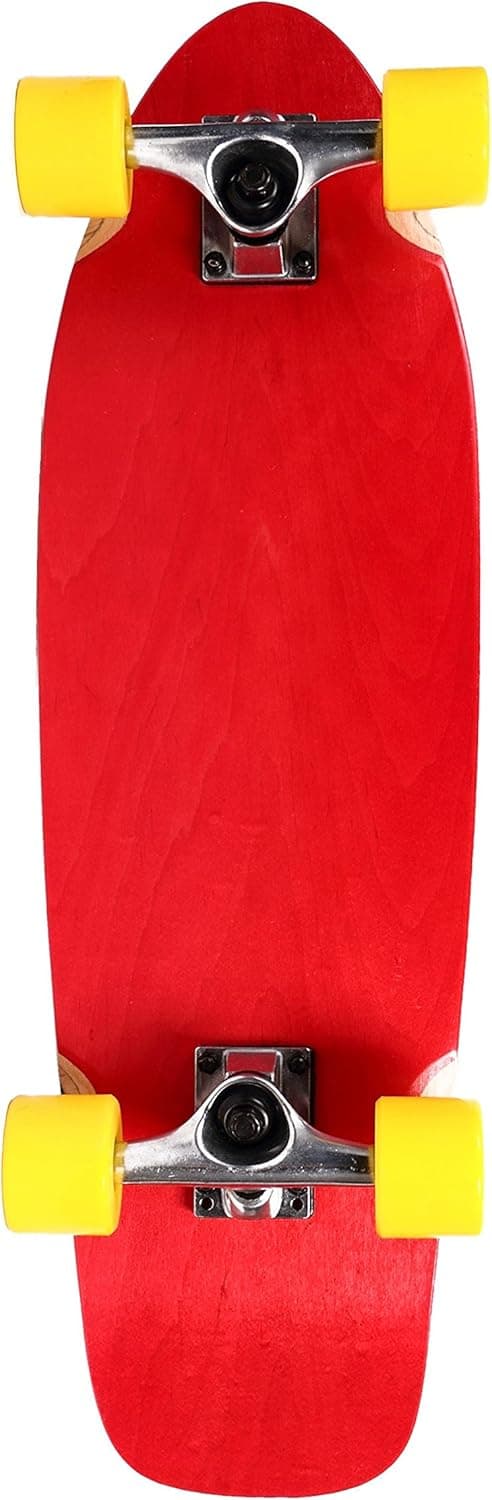 Leader Accessories Mini Cruiser Complete Board Skateboard, 27"x8", 7 PLY