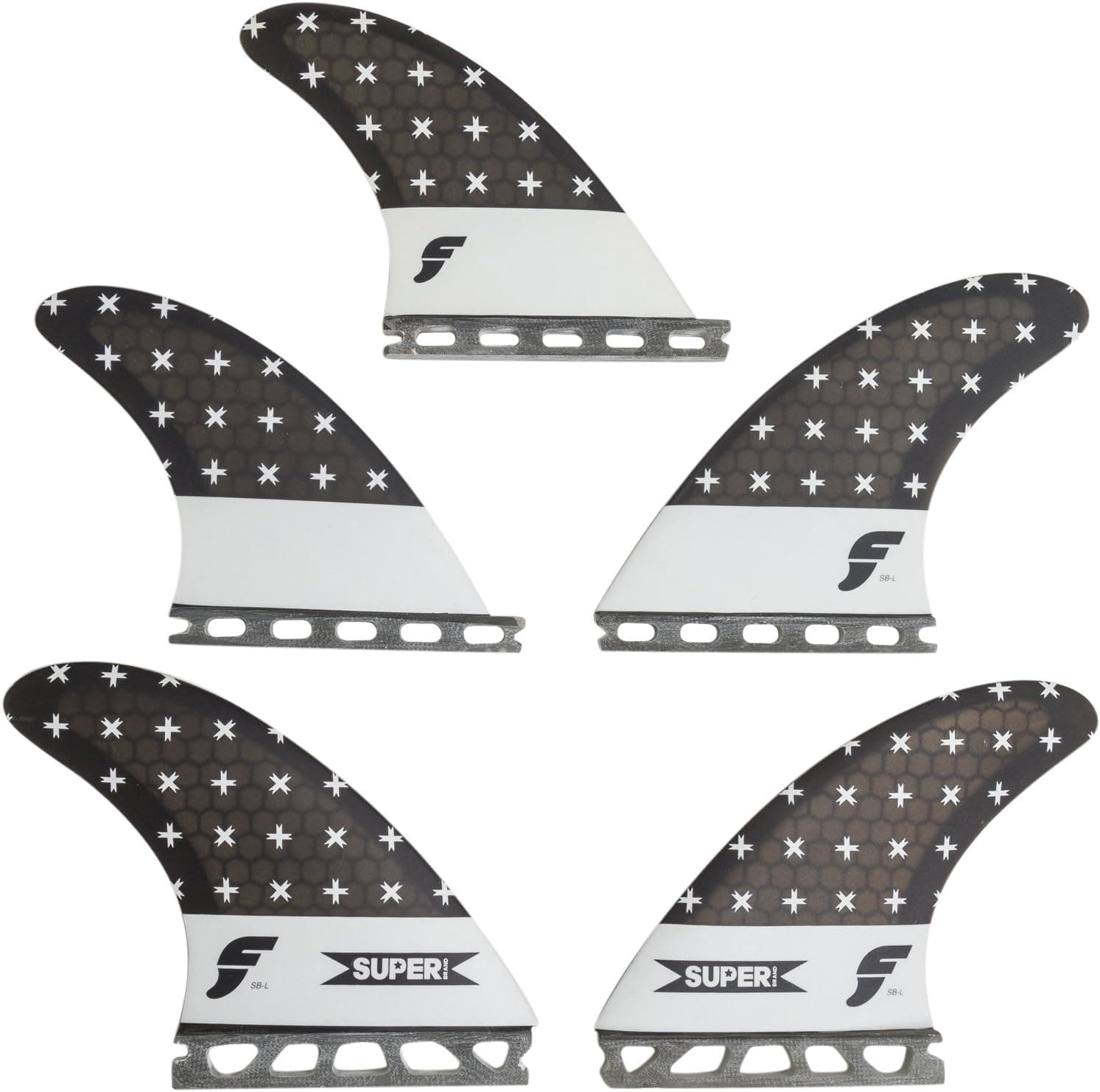 Futures Fins Super 5-Fin Surfboard Fin Set - Large