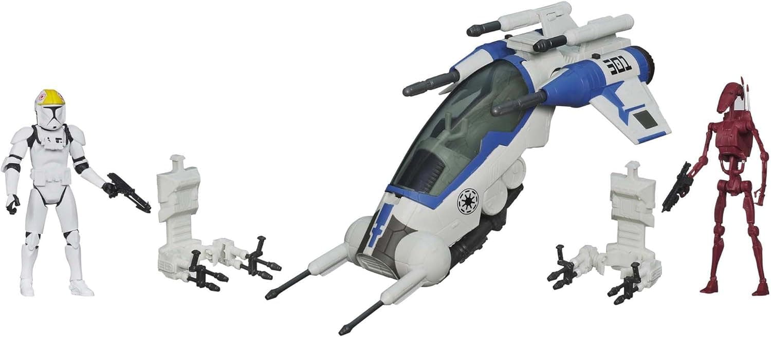 Star Wars Episode II Republic Clone Dropship Pilot Droid Toy