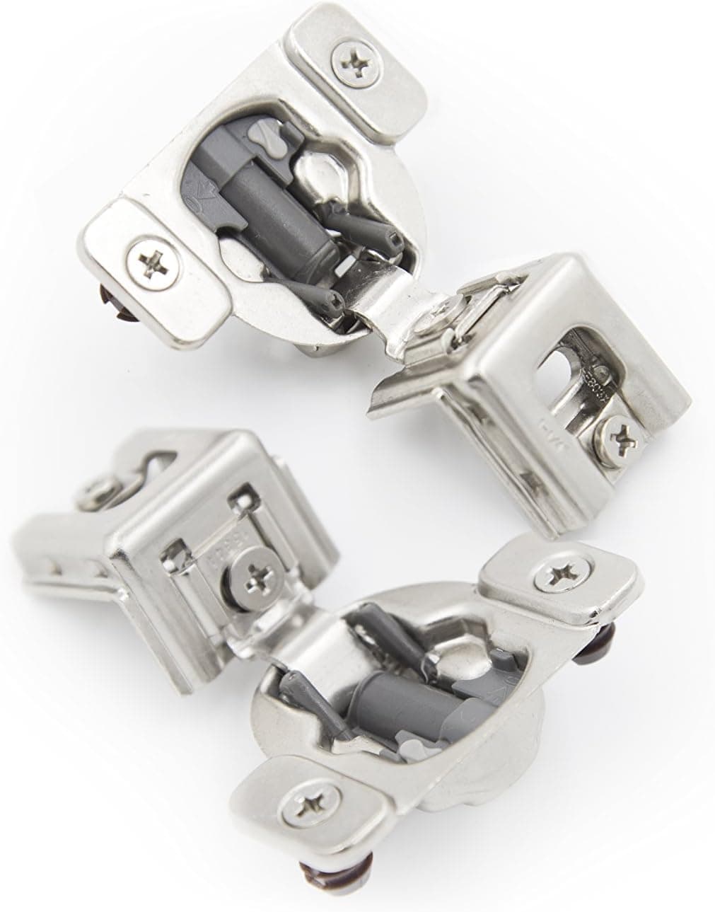 Comet Pro Hardware E85 1-1/4" Cabinet Hinge Full Overlay Soft Close Nickel Plated Steel (40 Pack)
