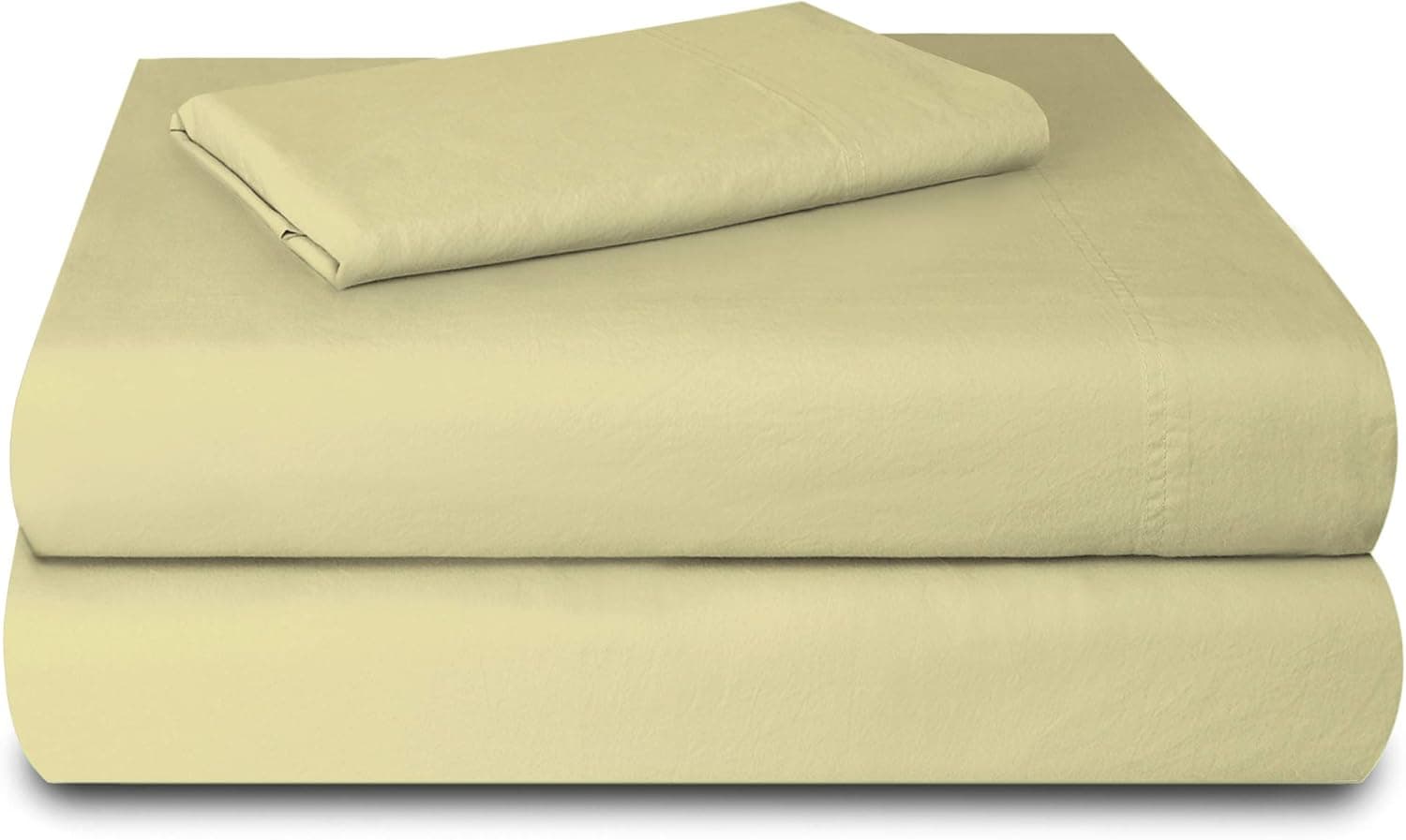 SUN WASHED Hotel Sheets 100% Cotton Soft & Smooth Percale Weave 3 Piece Cotton Sheet Set, Fade, Stain Resistant - Moonstruck, Twin/Twin XL