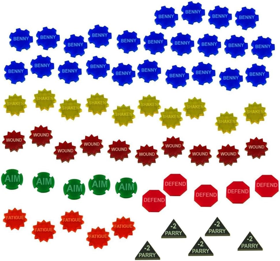 LITKO Official Savage Worlds Token Set (64)