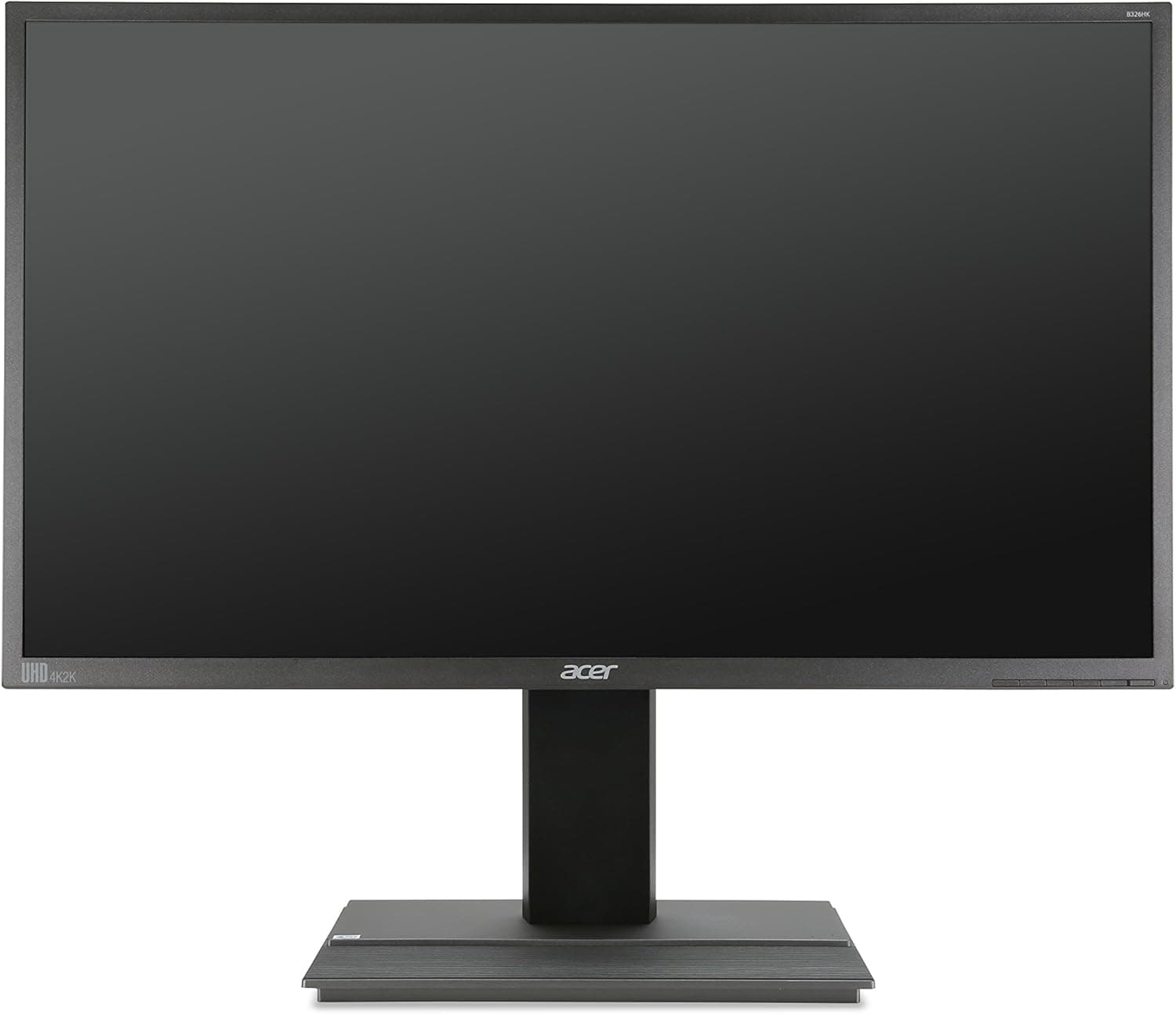 Acer B326HK ymjdpphz 32-inch UHD 4K2K (3840 x 2160) Widescreen Monitor with ErgoStandch Screen LED-Lit Monitor