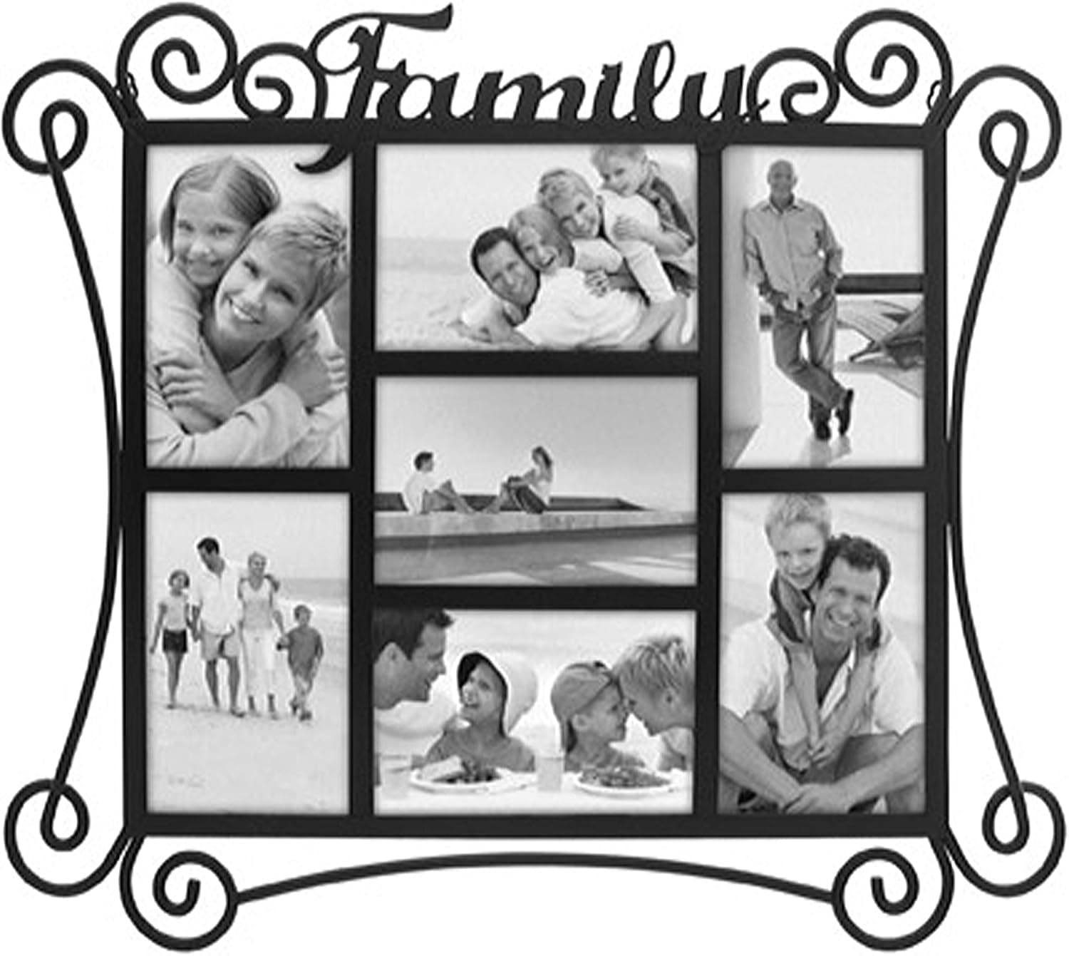 Malden Home Profiles HP3014-70 Family Metal Collage Picture Frame