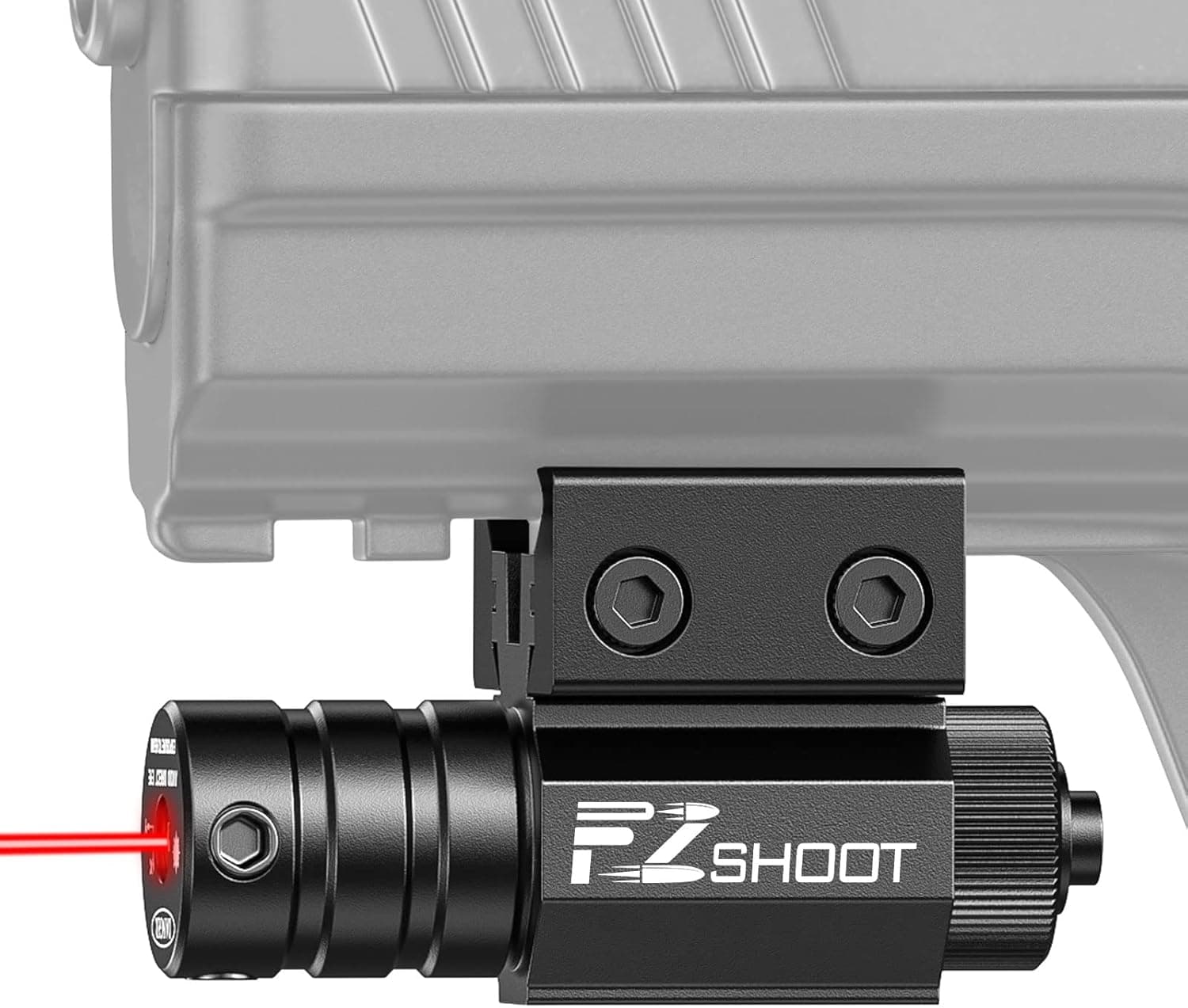 EZshoot Compact Tactical Red Laser Sights with Picatinny Rail Mount for 11mm/21mm Rail-Easy Dual-Purpose