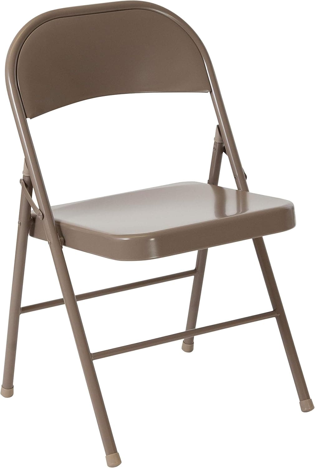 Flash Furniture HERCULES Series Double Braced Beige Metal Folding Chair