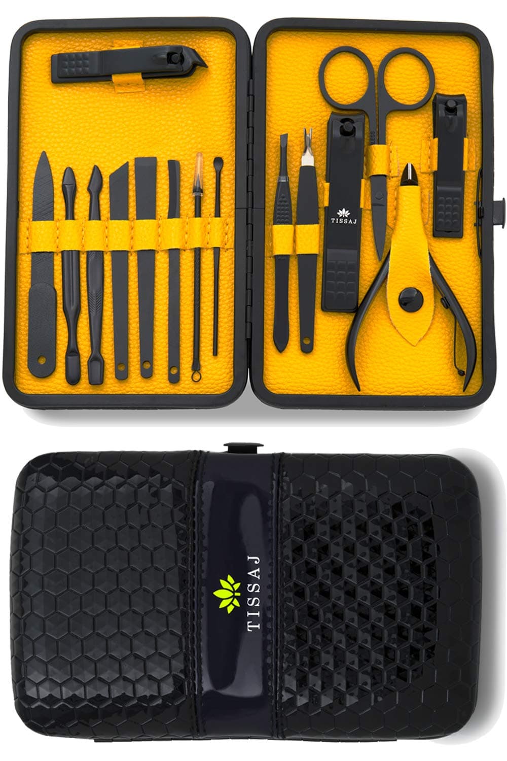 Manicure Set Nail care Kit - Professional Pedicure & Grooming Mini Toolkit Clipper Set For Women & Men - Stainless Steel 15 in 1 Tools - Cuticle Care
