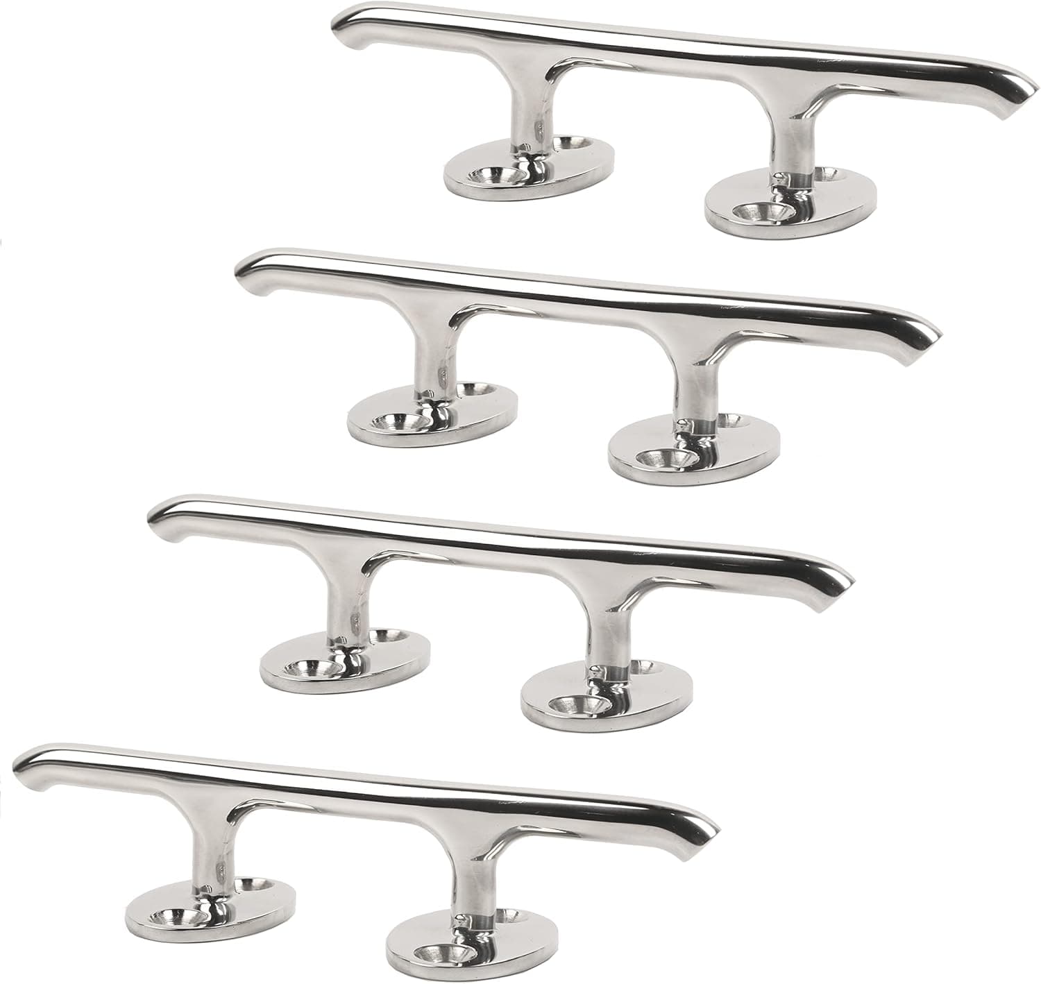 Thorn Boat Dock Cleat Open Base Stainless Steel Eagle Handle Pack of 4