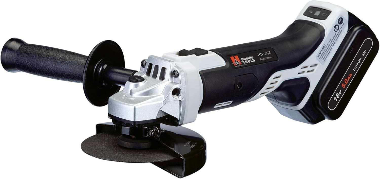 Huskie Power Tools Battery-Operated Angle Grinder Kit (HTP-AGR-1)