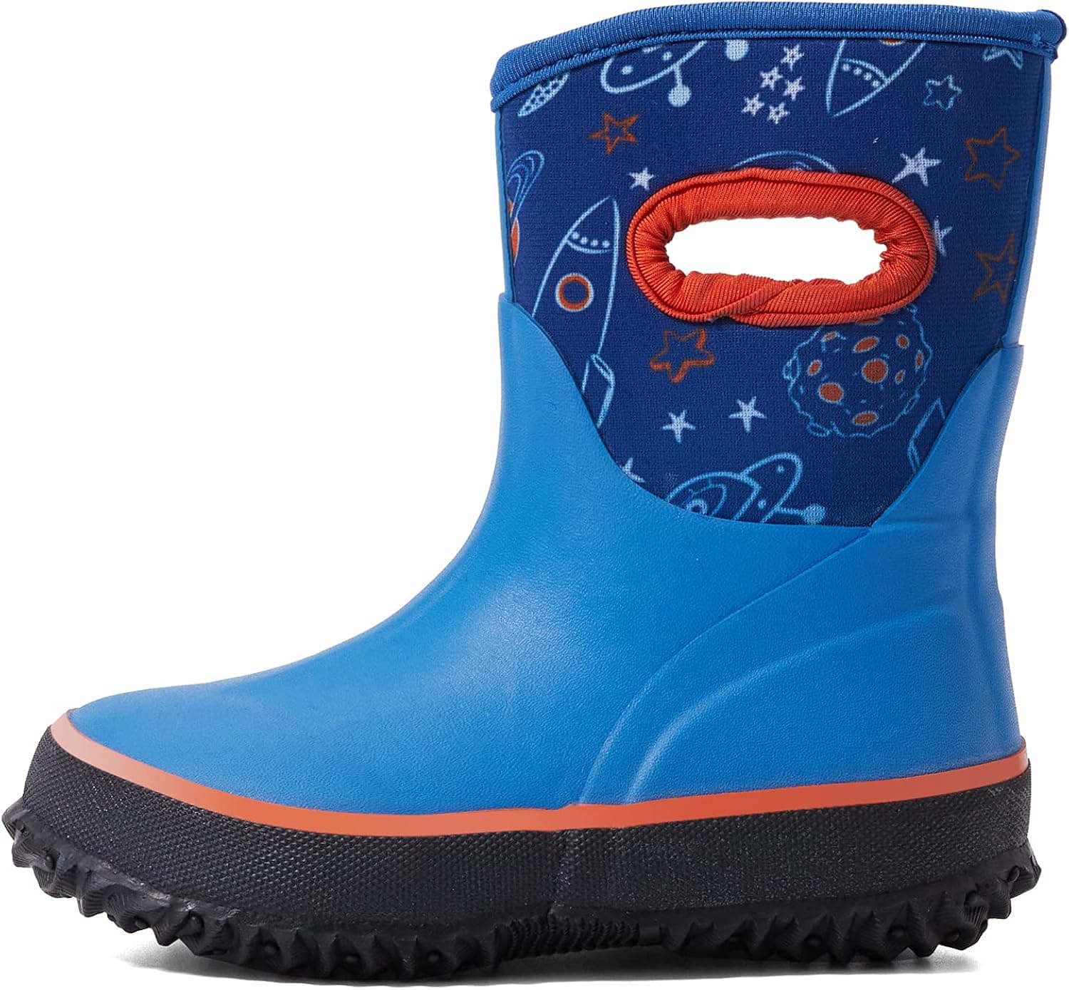 PENNYSUE Kids Toddler Neoprene Rain Boots Muck Mud Waterproof Boots Warm Winter Boots for Boys & Girls