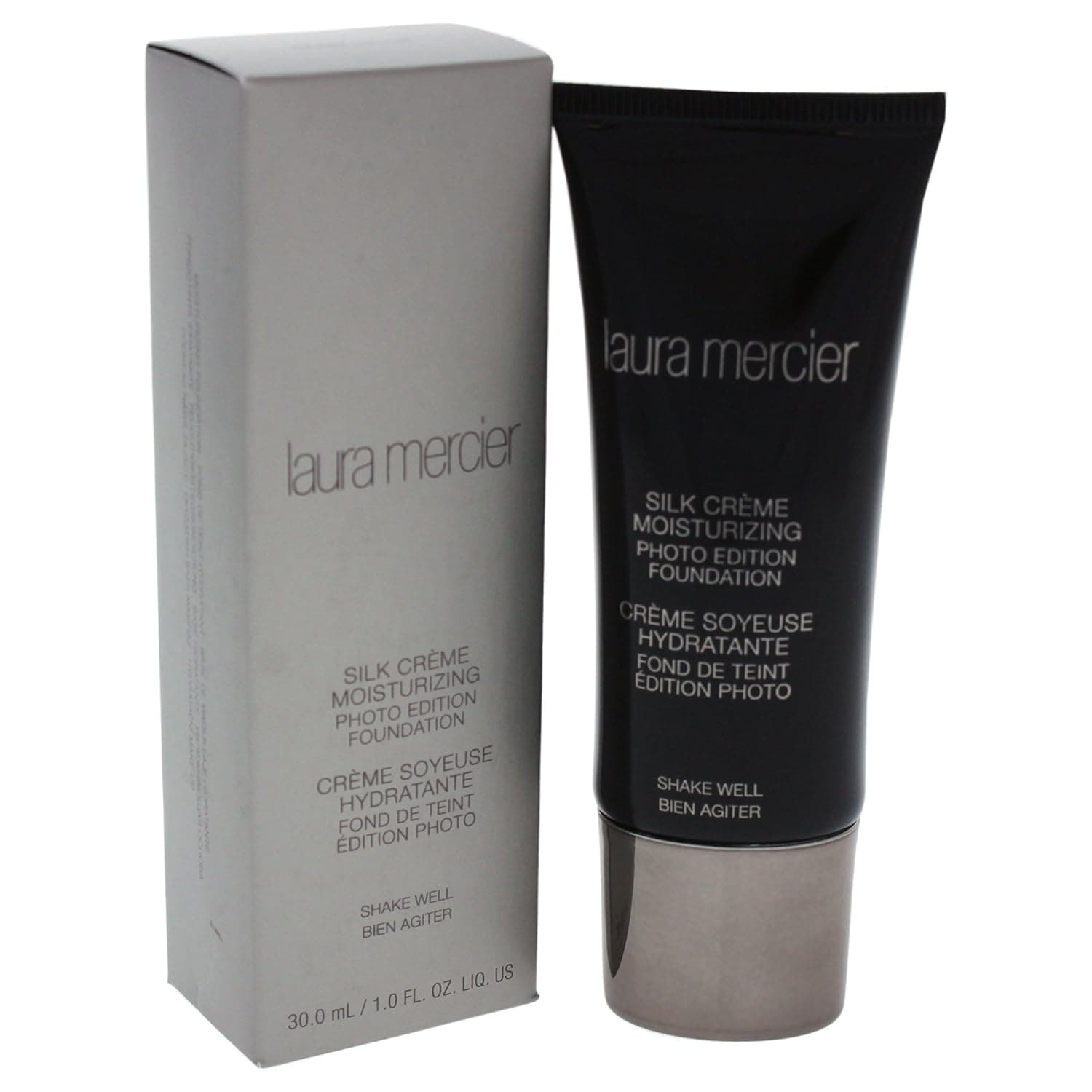 Laura Mercier Silk Cream Moisturizing Photo Edition Foundation, Sand Beige, 1 Fl Oz