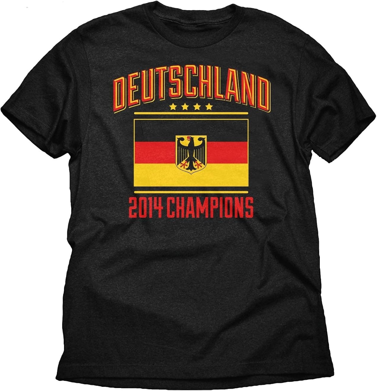 Germany Soccer Flag 2014 World Cup Champions 4X Champs T-shirt