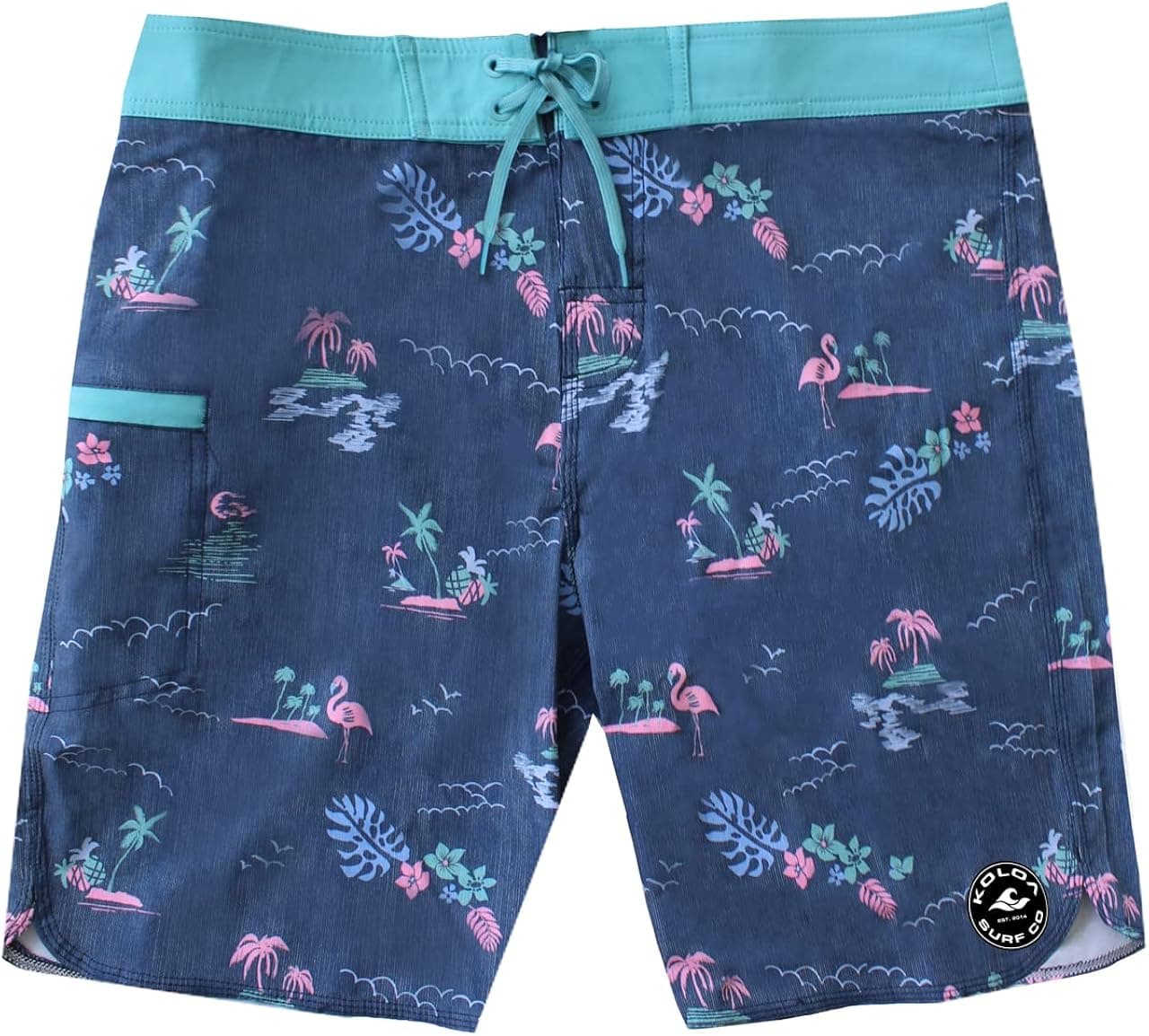 Joe's USA Men's Koloa Boardshorts Swim Surf Trunks Bathing Suit