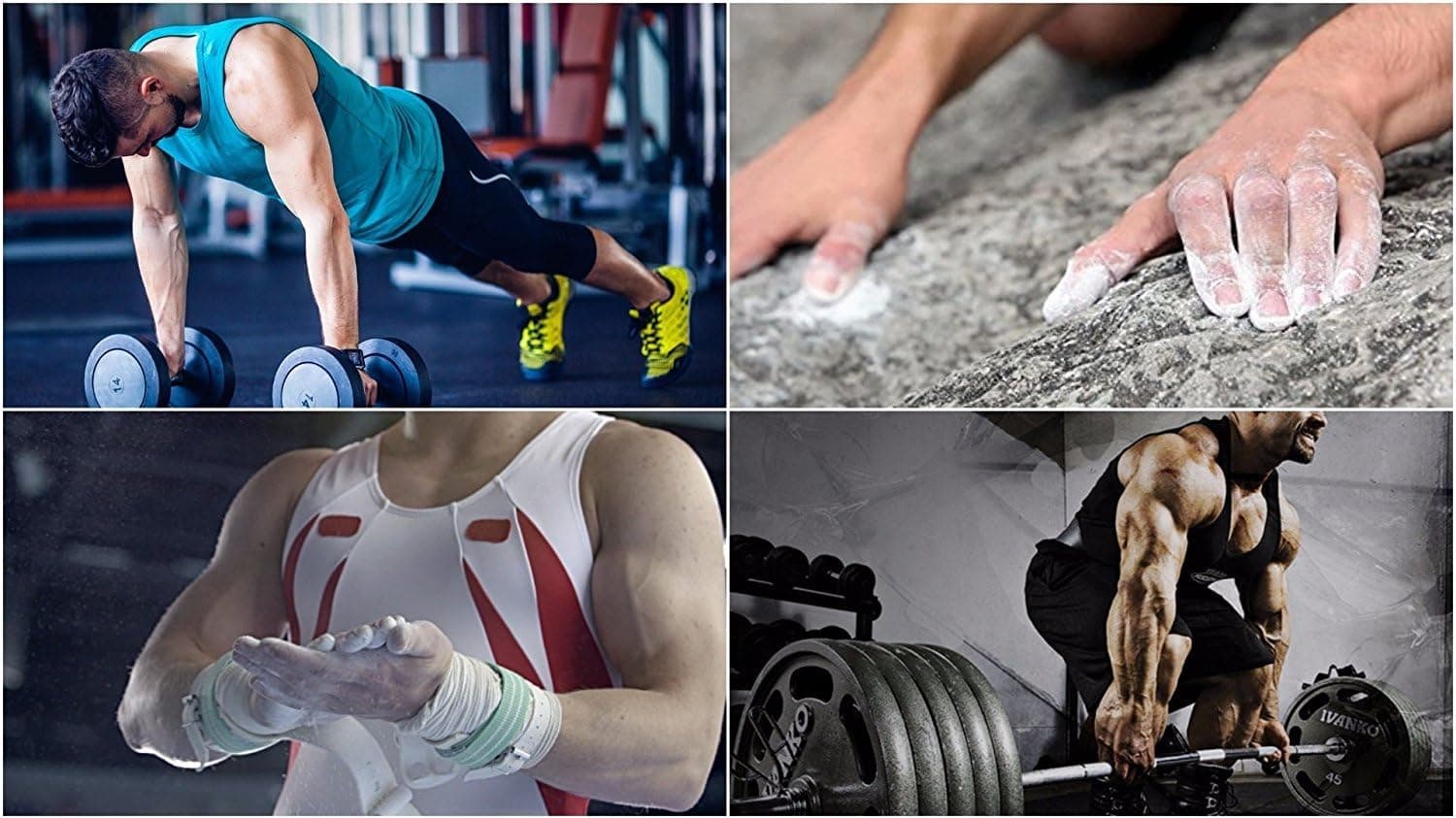 PDX Fitness Liquid Chalk Grip For Weight Lifting Power Lifting Golf Gymnastics Rock Climbing Crossfit Yoga Tennis Pole Dancing WOD - 100ML Bottle