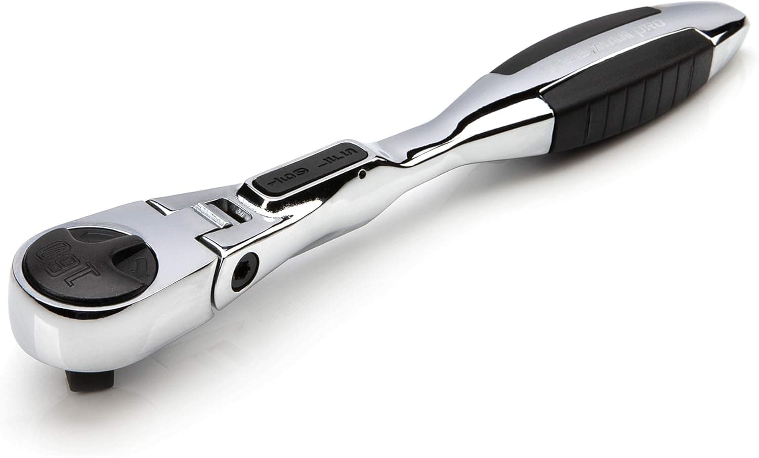 STEELMAN PRO 78962 3/8-Inch Drive x 9-Inch 160-Tooth Flex-head Ratchet