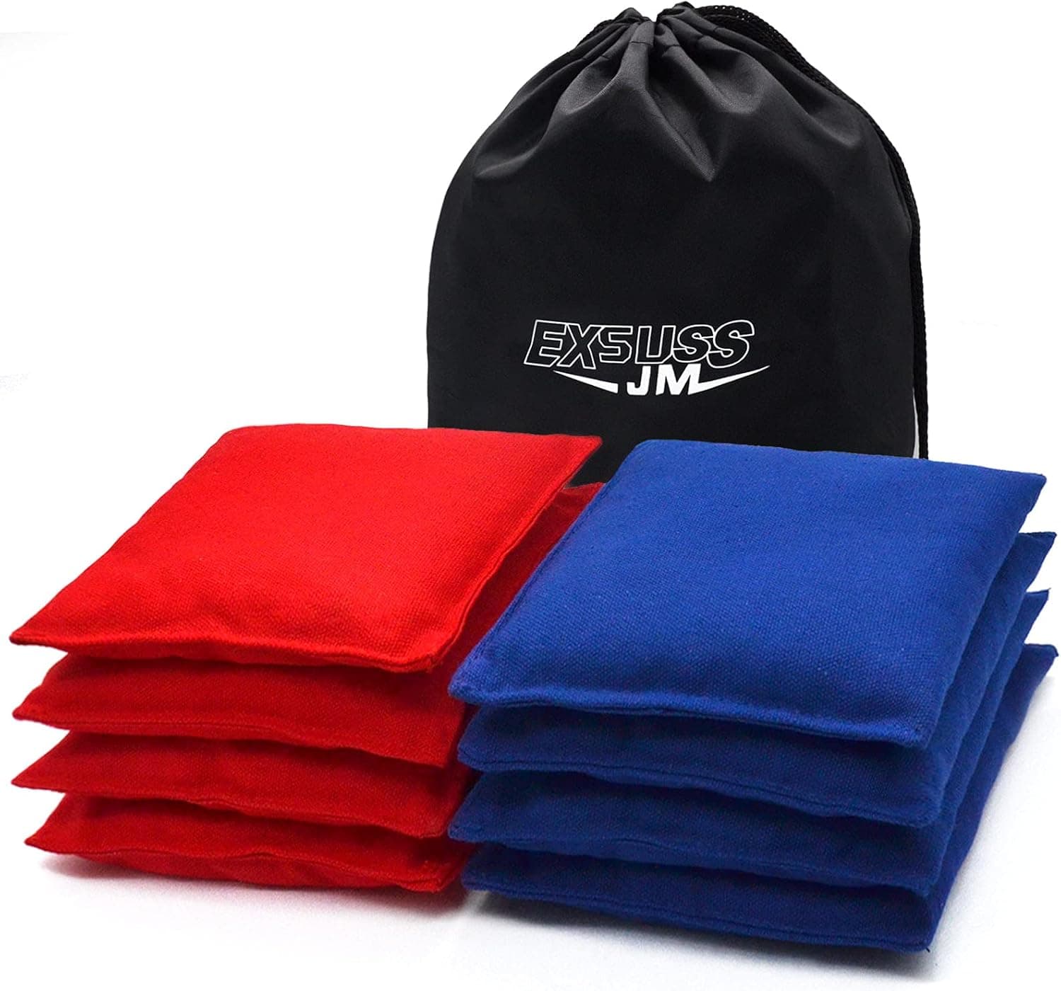 JMEXSUSS Weather Resistant Standard Cornhole Bags, Set of 8 Regulation Professional Corn Hole Bags for Tossing Game,Corn Hole Beans Bags with Tote Bag