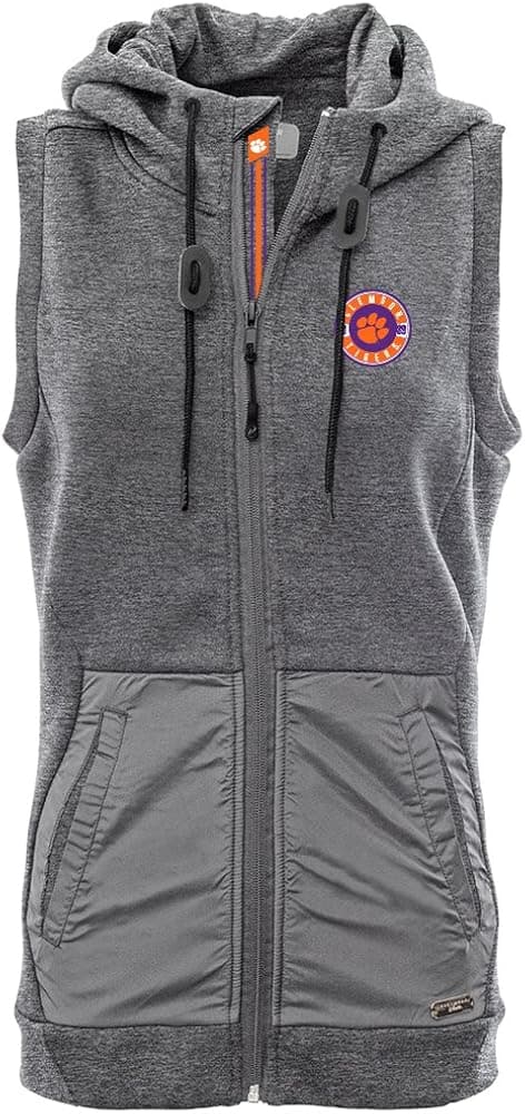 Levelwear LEY9R Women's Iris Banner Stripe Full Zip Hooded Vest