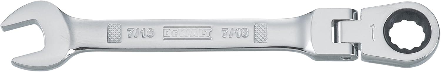 DEWALT Flex Handle Ratcheting Combination Wrench 7/16"