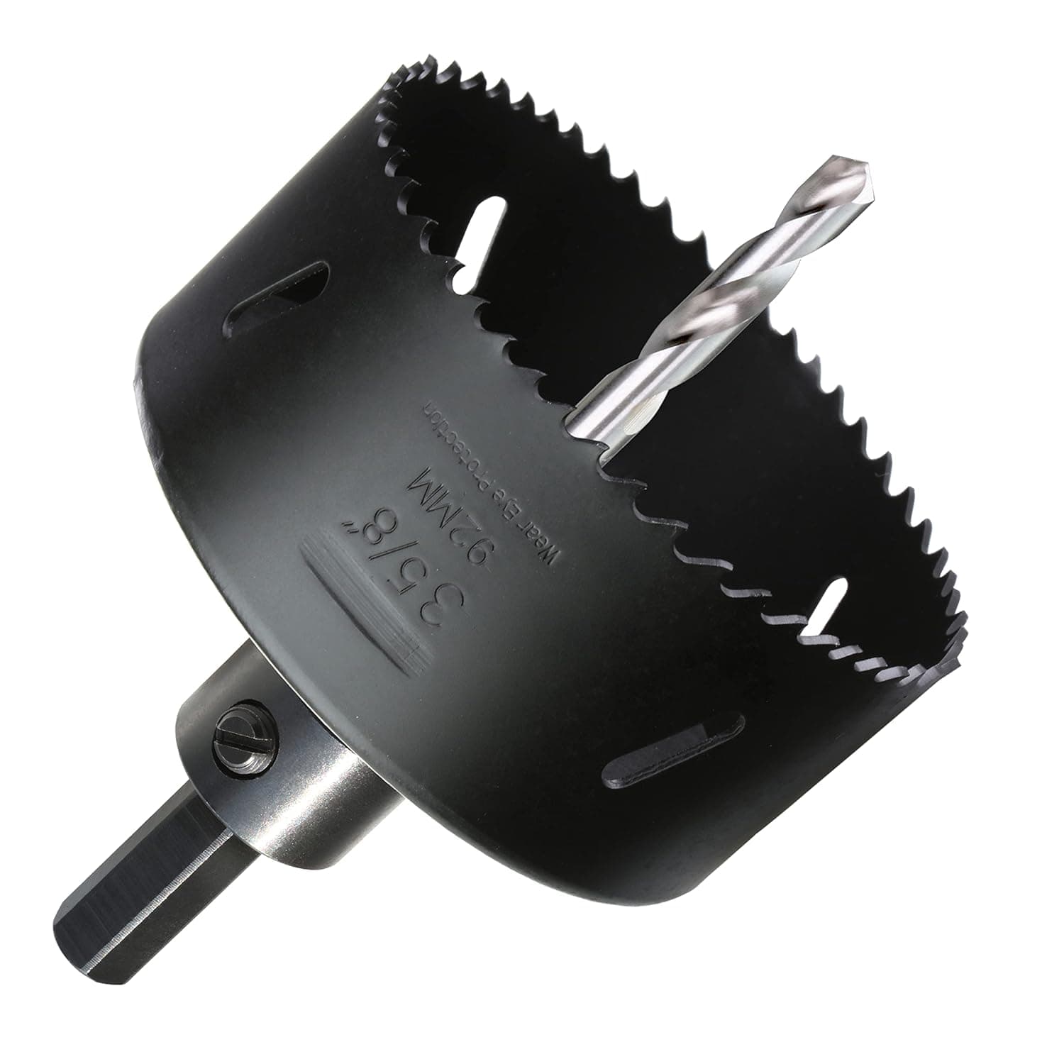 3-5/8 Inch 92mm HSS Bi Metal Hole Saw Cutter for Wood Metal