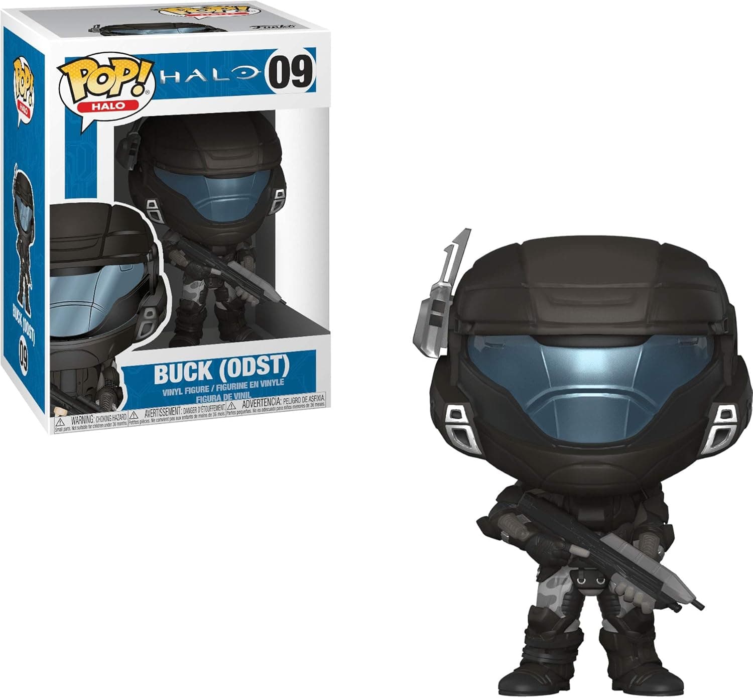 Funko POP! Games: Halo-Orbital Drop Shock Troopers Buck (Helmeted) Collectible Figure, Multicolor