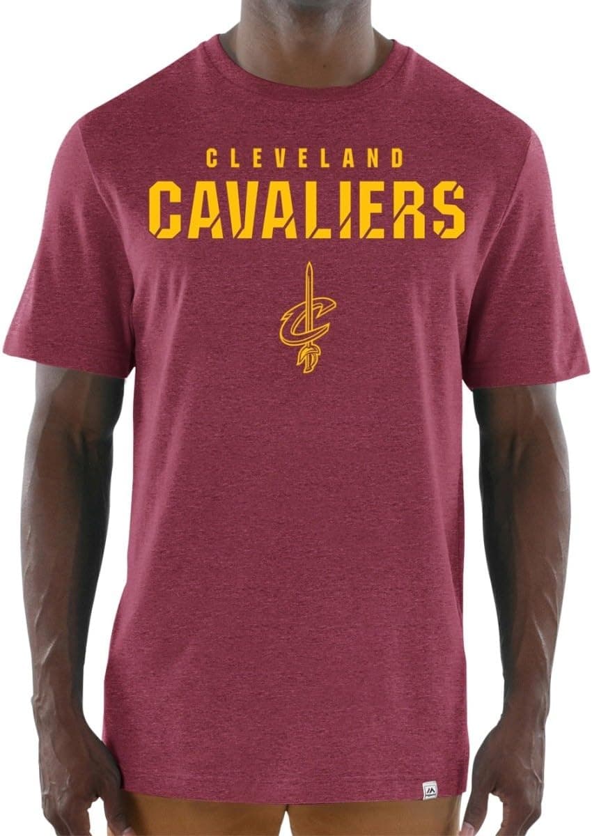 Majestic Cleveland Cavaliers NBA Hot Picks Men's Tri-Blend Short Sleeve T-Shirt