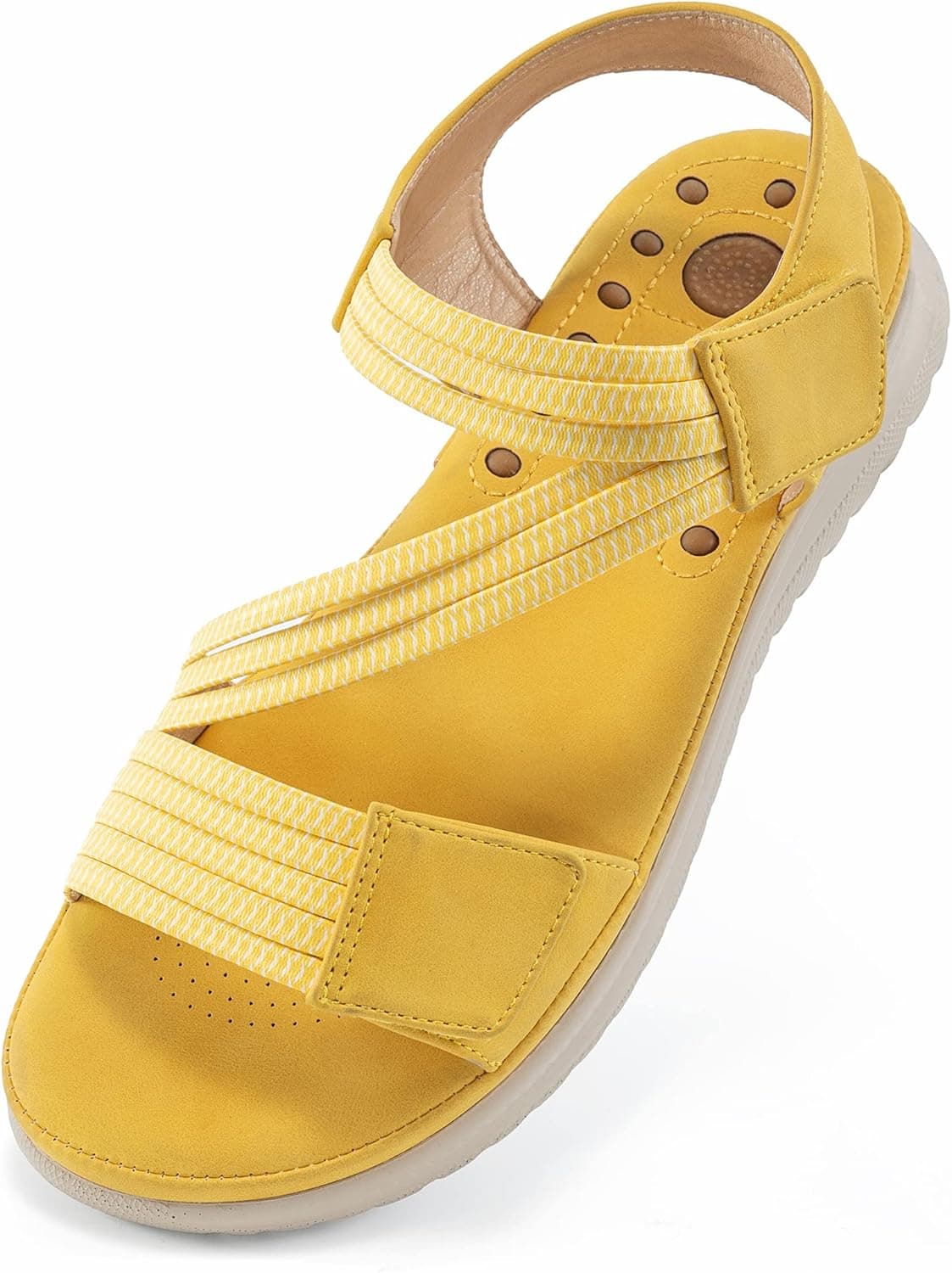 Ecetana Hiking Sandals for Women Comfortable Walking Sport Sandals with Arch Support Womens Adjustable Strap Lightweight Athletic Sandal for Summer outdoor Adventure