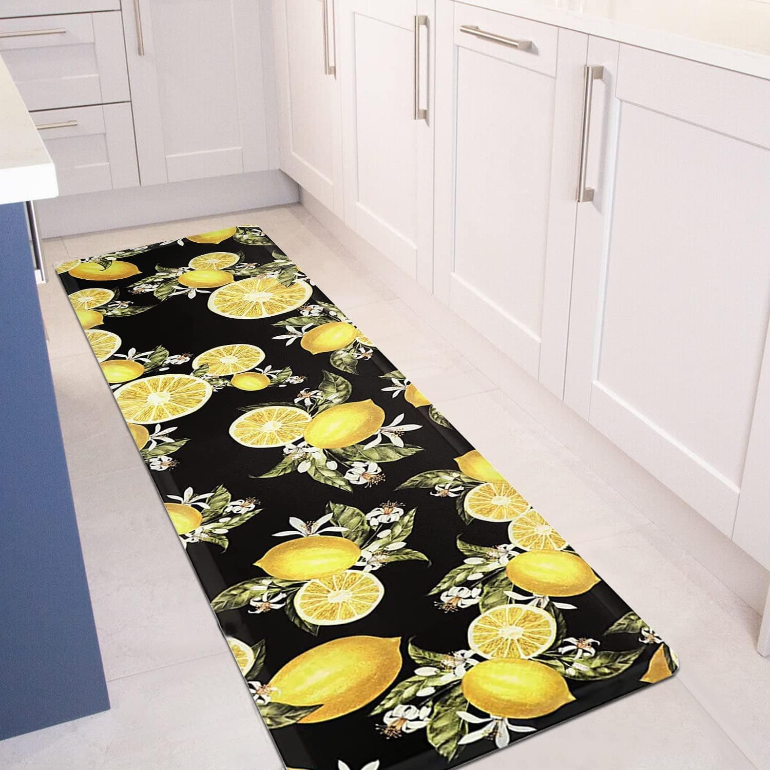 Cekene Kitchen Rugs 0.47” Thick Anti Fatigue Kitchen Mats Non Slip Cushioned Runner Rugs for Kitchen Floor Sink Laundry Room 17”x59”