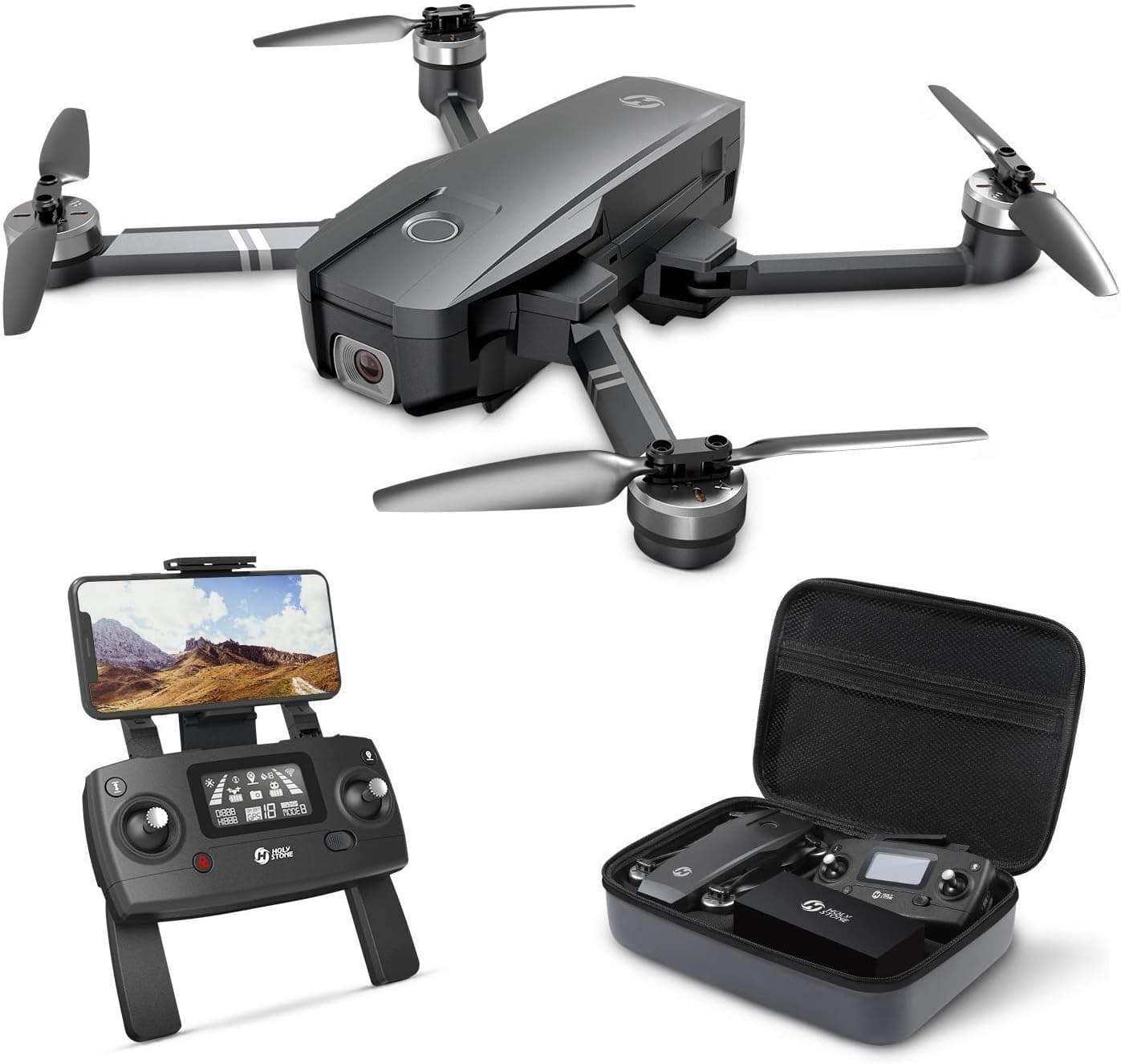 Holy Stone HS720 4K Drone Fly More Kit with Spare Parts Accessories Blades Kits