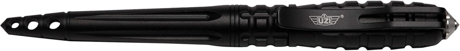 Uzi Tactical Glassbreaker Pen in Ultra Durable Aircraft Aluminum with Carbide Tip Glassbreaker and Striking Point