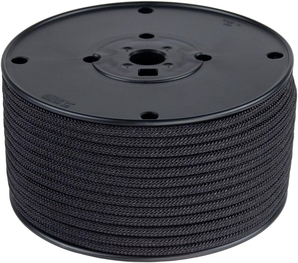 Bluewater Titan Cord with Dyneema 5mm - Solid Black 25m