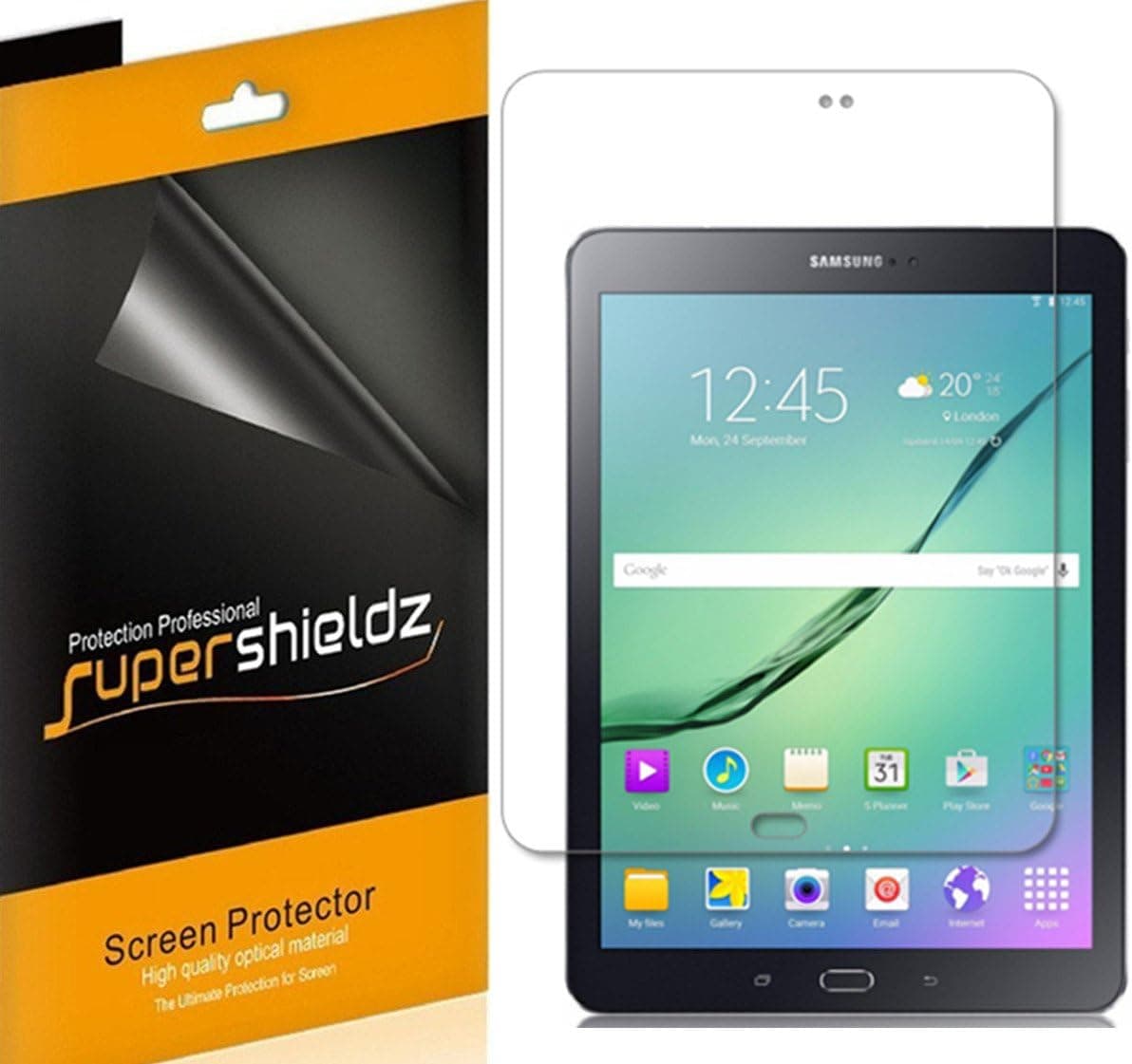 (3 Pack) Supershieldz Anti Glare and Anti Fingerprint (Matte) Screen Protector Designed for Samsung Galaxy Tab S2 8.0 inch