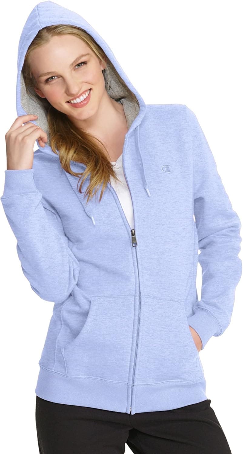 Champion Women's Full-zip Eco Fleece Jacket Hoodie