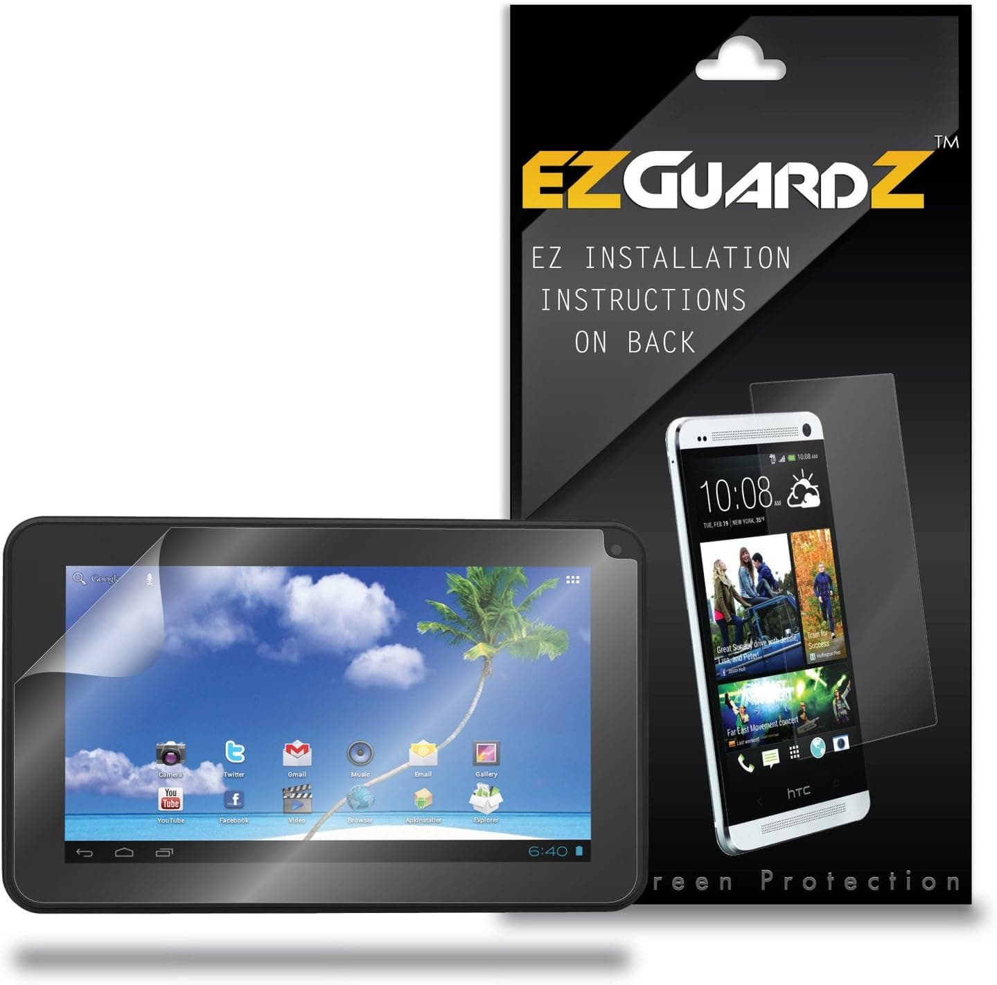 (3-Pack) EZGuardZ Tablet Screen Protector for Proscan 7" PLT7223G (Ultra Clear)