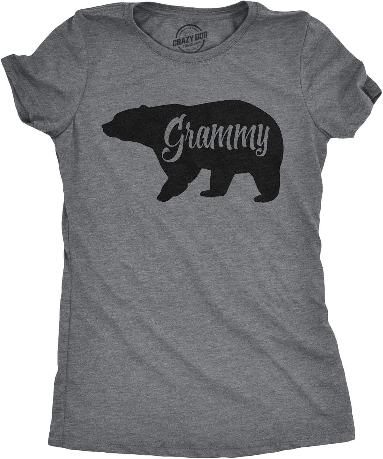 Womens Grammy Bear T Shirt Cute Family Matching Funny Cool Graphic Grandma Tee
