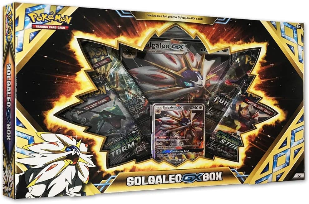 Pokémon 097712542874 Pokemon TCG: GX Box, Solgaleo