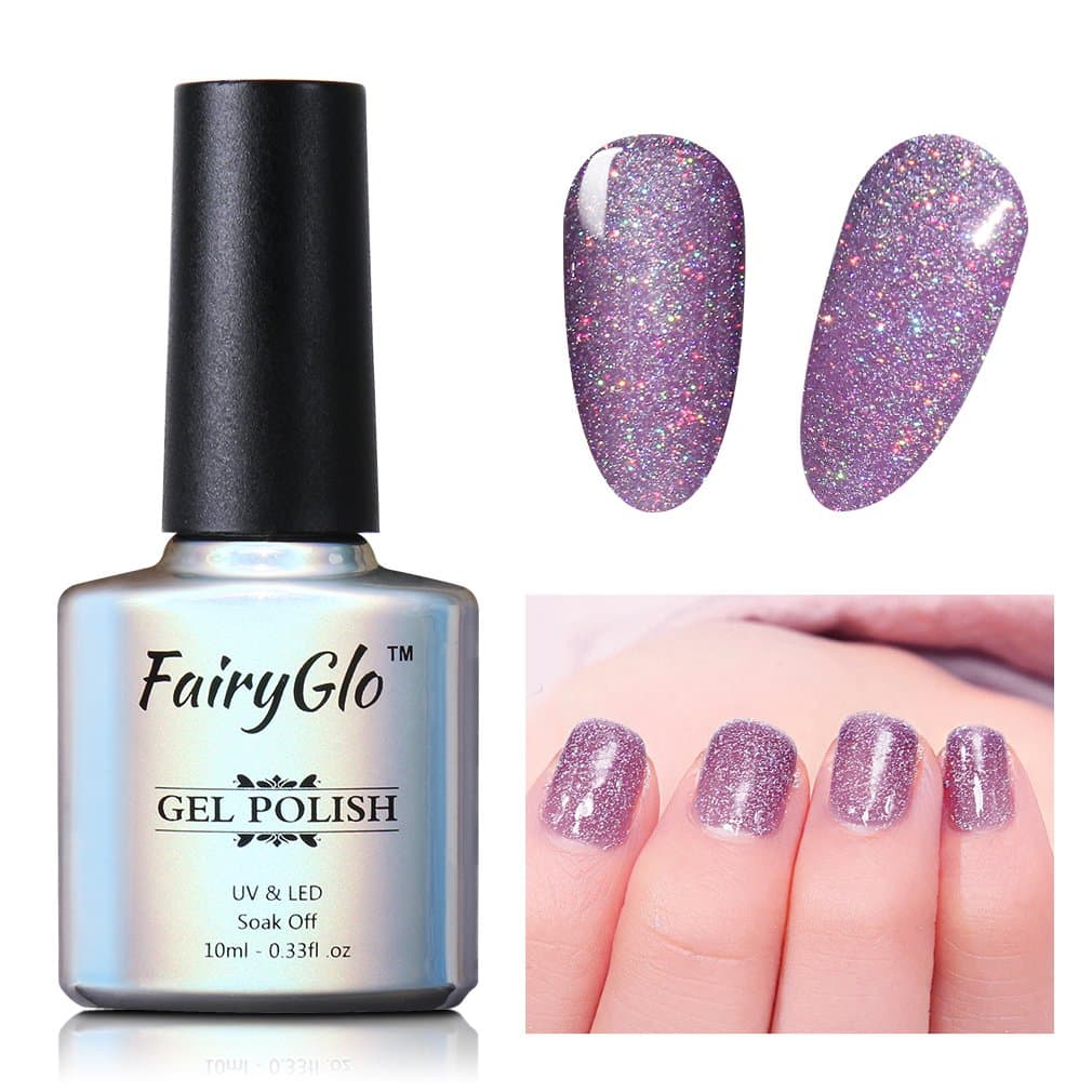 Neon Bling Gel Nail Polish UV LED Soak Off Shimmer Color Varnish Fashion Lacquer Sensational Manicure Decor Kit Top Base 10ml 3711 By FairyGlo