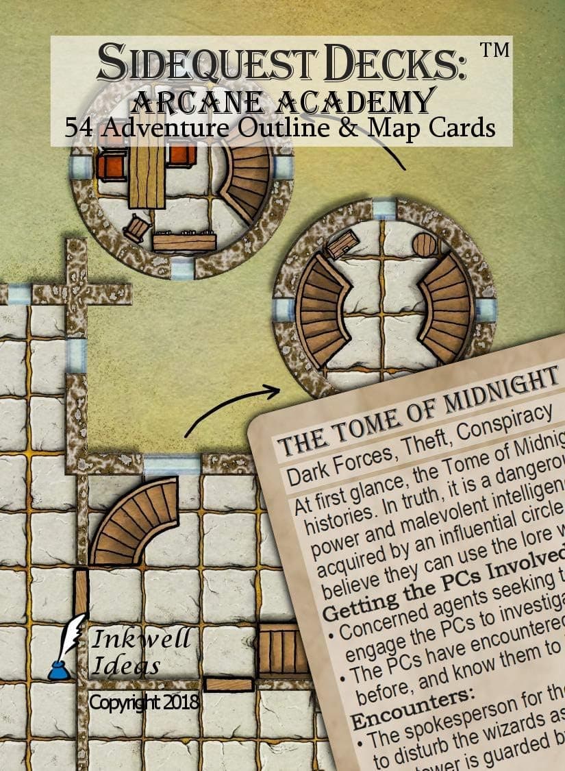 Inkwell Ideas Sidequest Decks: Arcane Academy