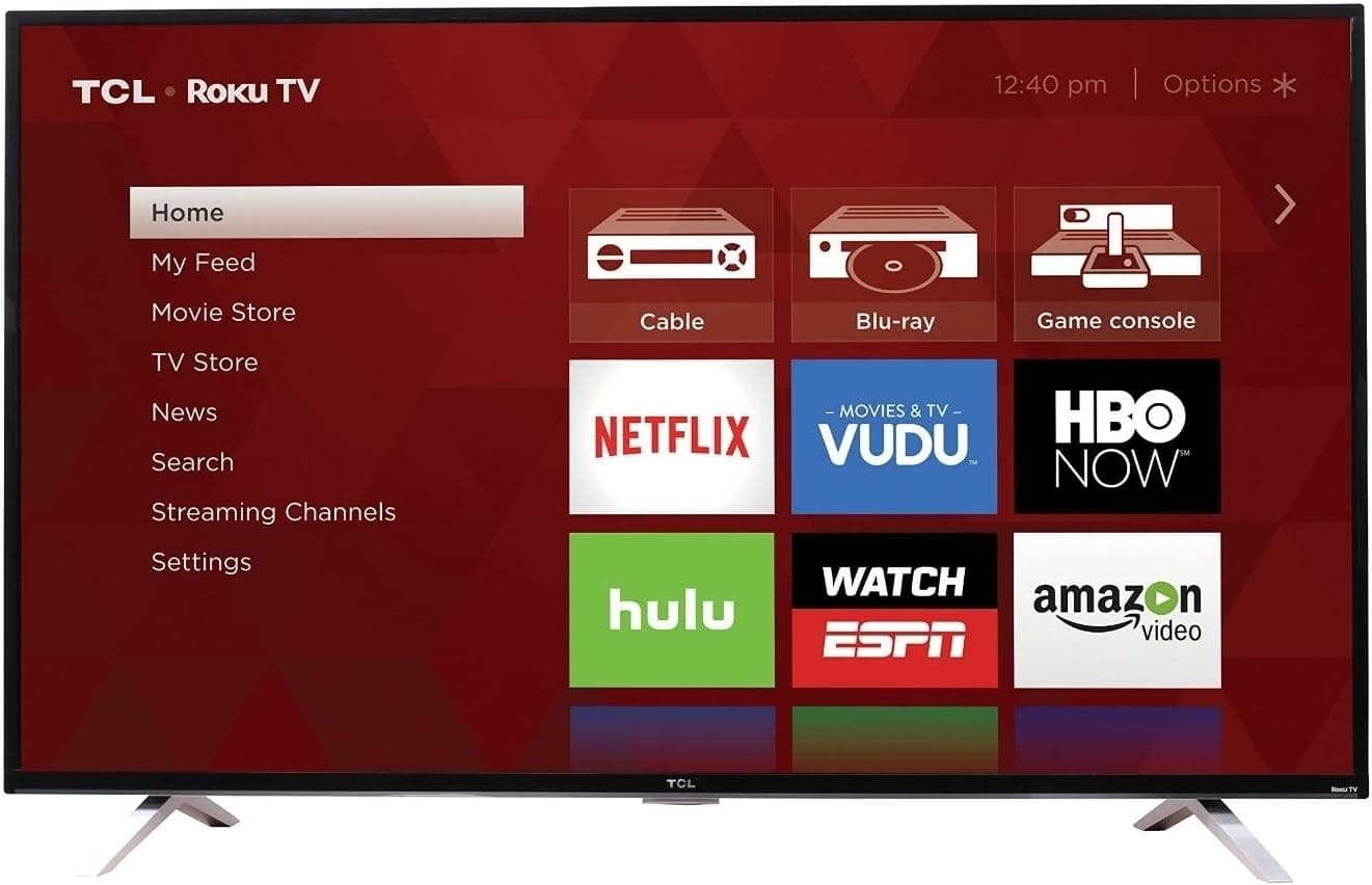 TCL 65US5800 LED 4K 120 Hz Wi-Fi Roku Smart TV, 65" (Certified Refurbished)
