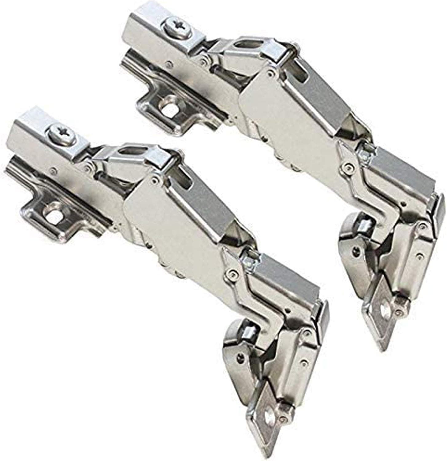 Gobrico Concealed Kitchen Cabinet Door Hinge 165 Degree Soft Closing Frameless Mounting Full Overlay 6 Pieces